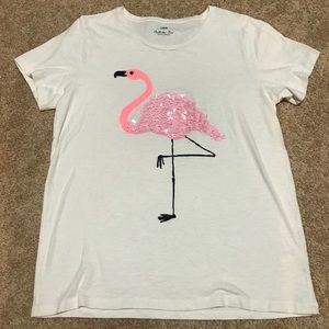 J.crew flamingo collector T-shirt L